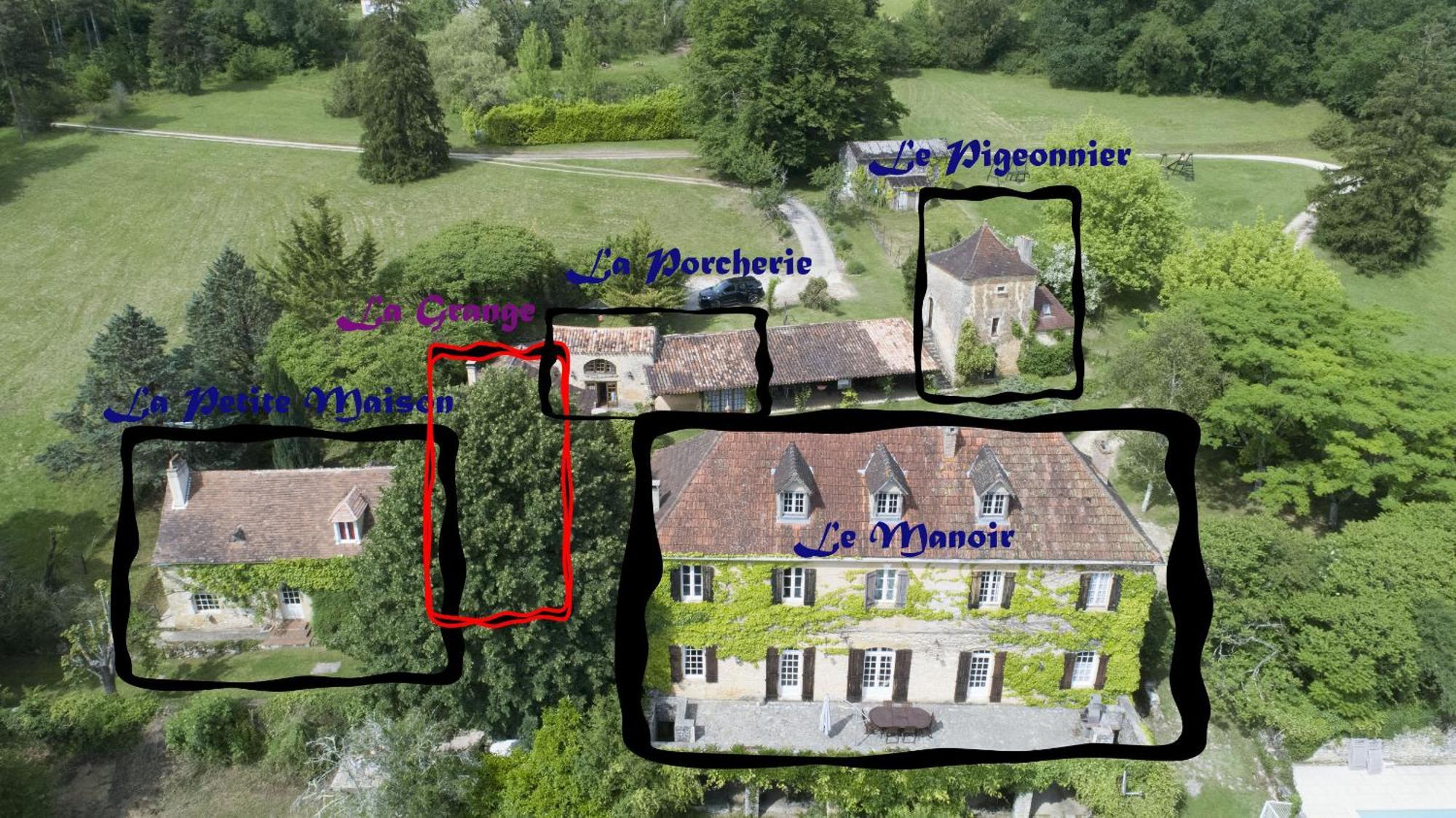 Villa Le Manoir De St Marcel Saint-Marcel-du-Périgord Esterno foto